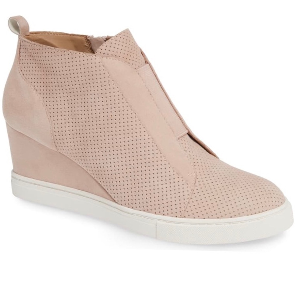 LINEA PAOLO Felicia Platform Wedge Bootie Sneaker.